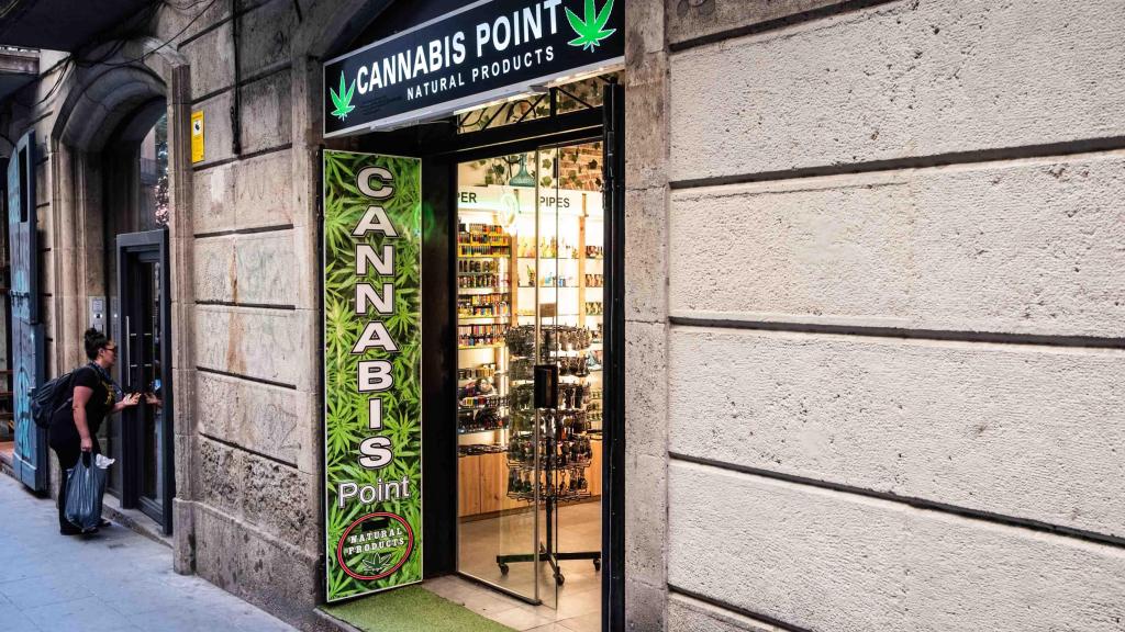 Punto de venta de cánnabis en Ciutat Vella