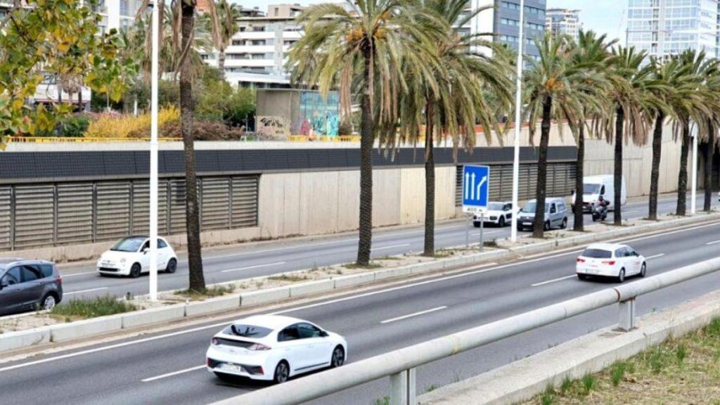 La Ronda Litoral de Barcelona en una imagen de archivo