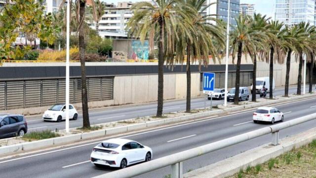 La Ronda Litoral de Barcelona en una imagen de archivo