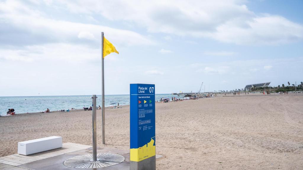 La playa del Litoral de Sant Adrià