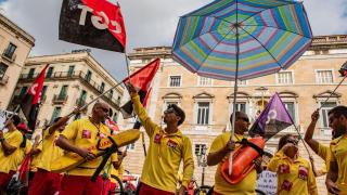 Los socorristas de Barcelona, firmes tras 26 días de huelga: “Ya no caben más excusas ni parches”