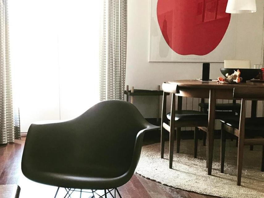 Interior de la casa de Marc Giró en el Eixample de Barcelona