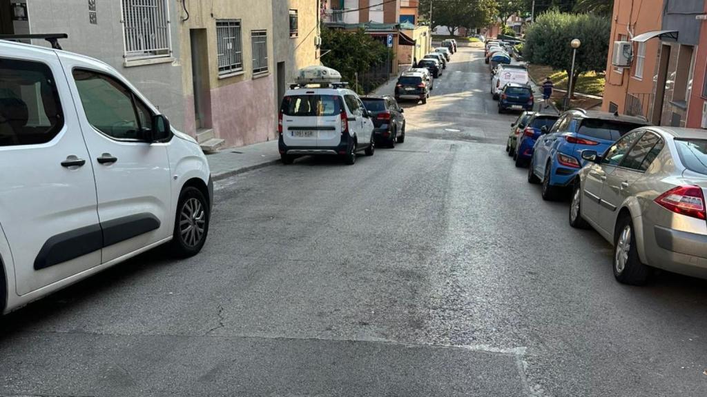 La calle Mare de Déu de Lorda en Badalona