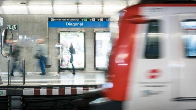 Estación de metro de Diagonal en Barcelona en una imagen de archivo