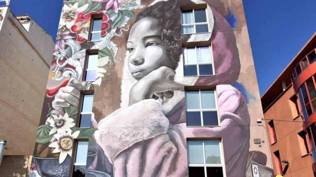 Arte urbana en el barrio de Sant Joan de Vilanova