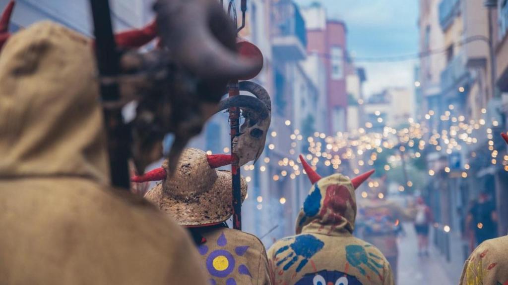 Correfocs de la Fiesta Mayor de Badalona en una edición anterior