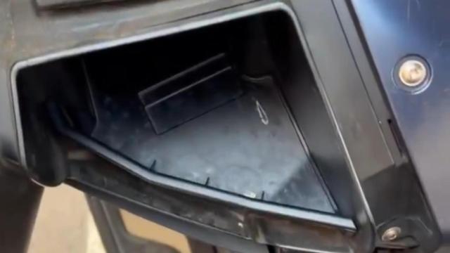 Imagen de la moto de Dani Sirera tras el robo en Barcelona