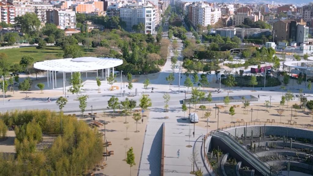 El nuevo parque de Les Glòries