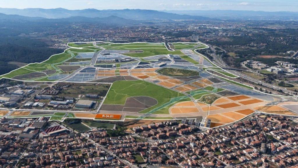Terrenos del futuro distrito del Parc de l'Alba