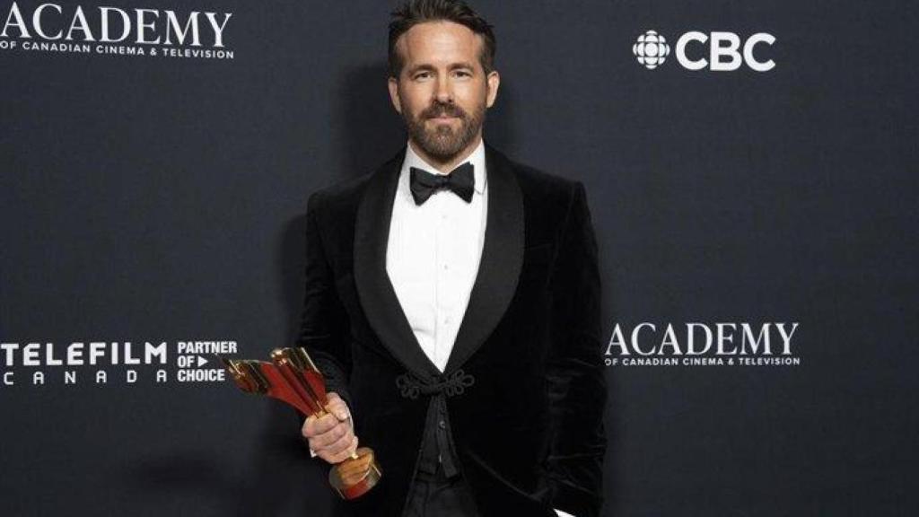 Ryan Reynolds durante una entrega de premios