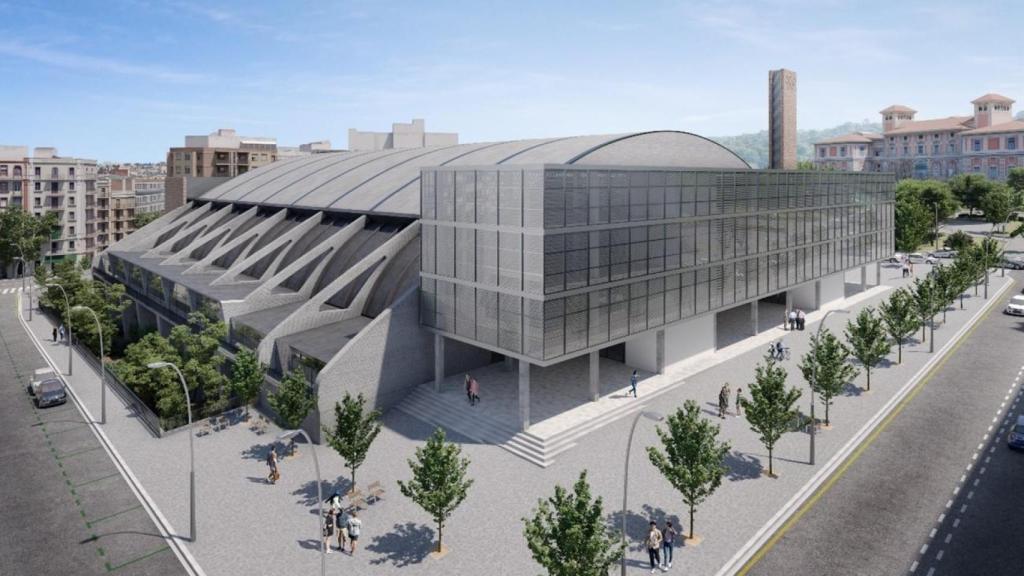 Render del Palau d'Esports presentado en 2022