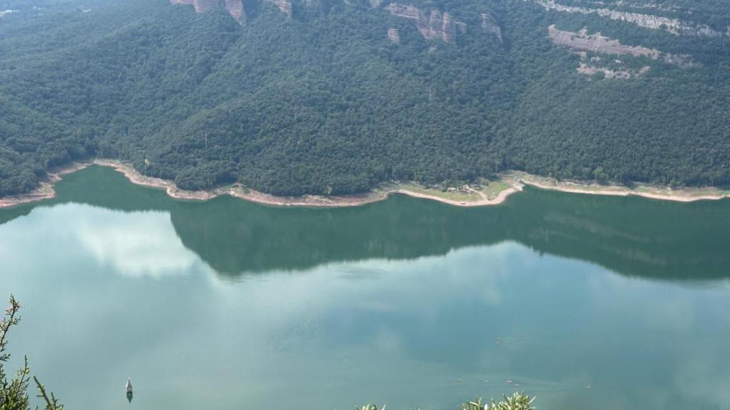 Imagen del Pantano de Sau en agosto de 2025