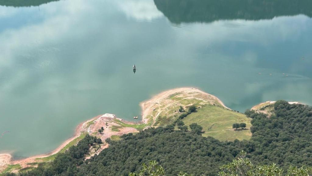 Imagen del pantano de Sau en agosto de 2025